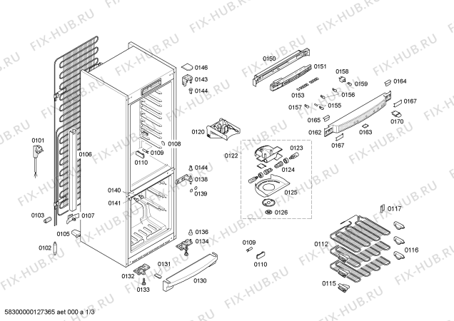 Схема №3 KGS39V71 с изображением Дверь для холодильника Bosch 00245710