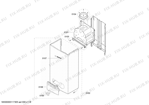 Схема №5 RDT2211 с изображением Панель для водонагревателя Bosch 00640324