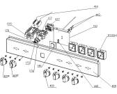 Схема №1 S764KVE 400V (703057, A606G.14) с изображением Кнопка (ручка регулировки) Gorenje 703655