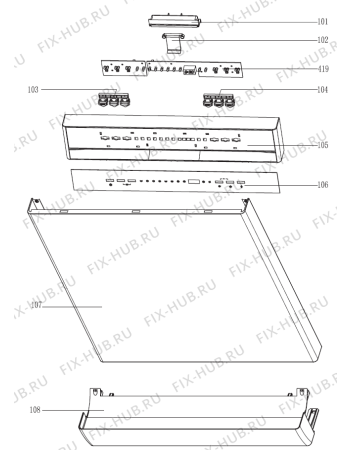 Схема №1 GS53314X (352705, GORENJE#10) с изображением Отделка для посудомоечной машины Gorenje 438485