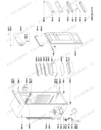 Схема №1 KVIE 3131 A++ с изображением Криостат для холодильника Whirlpool 481010819696