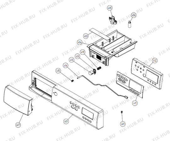 Взрыв-схема стиральной машины Gorenje Prof. Washer (valve) SF   -Grey (171257, WMC55) - Схема узла 04