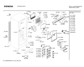 Схема №3 KS36U621NE с изображением Дверь для холодильника Siemens 00240804
