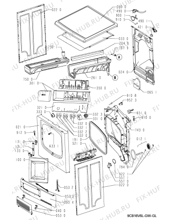 Схема №1 TRKK STUTTGART с изображением Декоративная панель для электросушки Whirlpool 481245212799