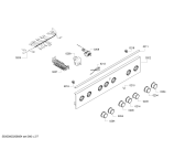 Схема №4 CH9M10H20Y с изображением Панель управления для плиты (духовки) Bosch 11025585