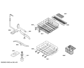 Схема №5 CP532J5 с изображением Передняя панель для посудомоечной машины Bosch 00702436