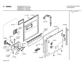 Схема №5 SHI4602EU Silence comfort с изображением Вкладыш в панель для электропосудомоечной машины Bosch 00350263