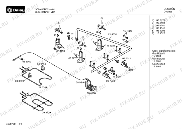 Схема №3 3CM415B с изображением Панель для духового шкафа Bosch 00356327