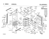 Схема №2 KGV7002 с изображением Передняя панель для холодильника Bosch 00282727