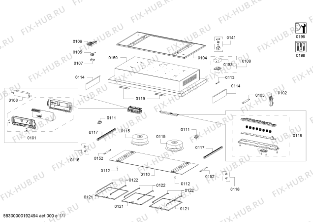 Схема №1 AC231120 Gaggenau с изображением Пружина для электровытяжки Siemens 10005457