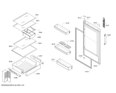 Схема №4 KGN39VC14R с изображением Дверь для холодильника Bosch 00714248