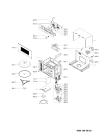 Схема №1 PMNK3 2138 IN с изображением Дверца для микроволновой печи Whirlpool 481010914478