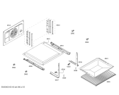 Схема №5 3HB516BP Horn.balay.2d.indp.CFm.E0_TIF.pt_crr.bln с изображением Передняя часть корпуса для духового шкафа Bosch 00700477