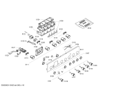 Схема №5 HEN22T053 с изображением Панель управления для духового шкафа Bosch 00661659