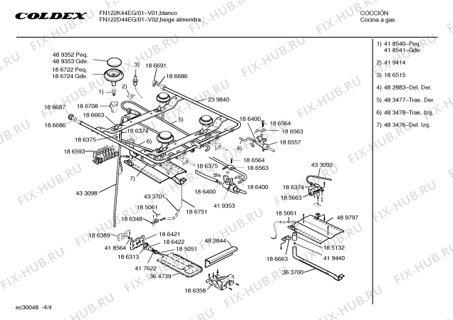 Схема №4 FN122K44EG GRAND PRIX I с изображением Панель управления для электропечи Bosch 00435432