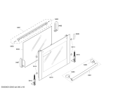 Схема №5 HBN230451 с изображением Панель управления для духового шкафа Bosch 00660194