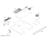 Схема №3 HBN5650UC с изображением Панель управления для плиты (духовки) Bosch 00684466