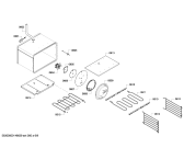 Схема №9 PRD486GDHC с изображением Рамка для духового шкафа Bosch 00685114