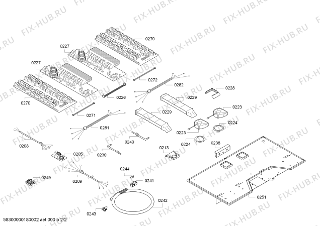 Схема №1 CIT36XKBB Full Induction Cooktop с изображением Стеклокерамика для плиты (духовки) Bosch 00771708