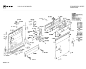 Схема №1 195307262 5122.15I с изображением Панель для электропосудомоечной машины Bosch 00119861
