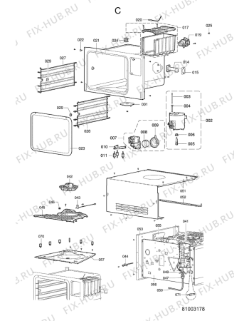 Схема №4 ST 7305/1 IN с изображением Провод для плиты (духовки) Whirlpool 480121102938