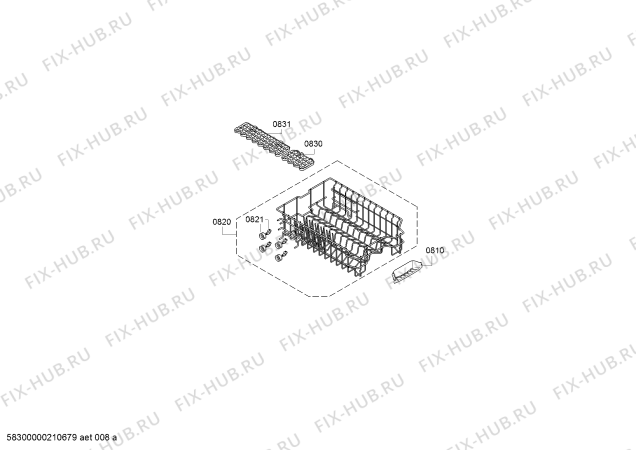 Схема №6 SPS25CI00X, Serie 2 с изображением Краткая инструкция для посудомоечной машины Bosch 18015400