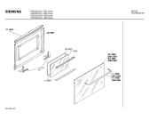 Схема №2 HB352054 с изображением Передняя часть корпуса для духового шкафа Siemens 00272308