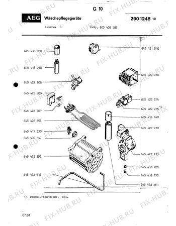 Схема №1 LAVPE с изображением Дроссель для электропосудомоечной машины Aeg 8996454222069