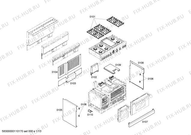 Схема №9 PG486GEBS с изображением Кабель для плиты (духовки) Bosch 00496008