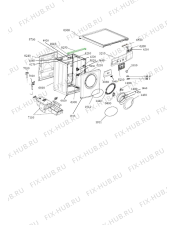 Схема №1 AWOS81010S с изображением Микромодуль для стиралки Whirlpool 482000014445