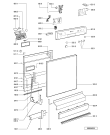 Схема №2 GSFS PRESTIGE с изображением Блок управления для посудомойки Whirlpool 481221479998