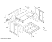 Схема №3 HBG73B530 с изображением Панель управления для духового шкафа Bosch 00708339