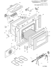 Схема №1 MM74TOW (F022960) с изображением Обшивка для электропечи Indesit C00076078