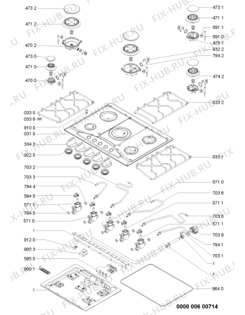 Схема №1 AKS 360/IX с изображением Шланг для электропечи Whirlpool 481231039212