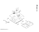 Схема №2 PGC6B5B80 Bosch с изображением Решетка для плиты (духовки) Bosch 11019052