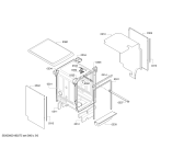 Схема №6 SPS53E06RU с изображением Столешница для посудомойки Bosch 00687483