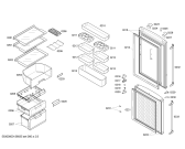 Схема №3 KKE20227TI с изображением Дверь для холодильника Bosch 00245222