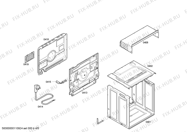 Схема №5 3HT501N с изображением Внешняя дверь для духового шкафа Bosch 00472734