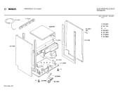 Схема №3 SMS5052DK с изображением Панель для электропосудомоечной машины Bosch 00273020