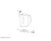 Схема №1 TWK7904 с изображением Цоколь для чайника (термопота) Bosch 12020142