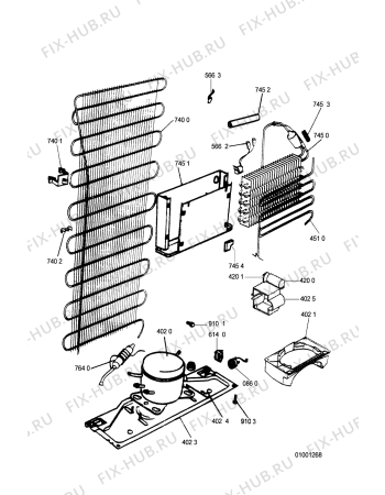 Схема №3 ARG 762 с изображением Термореле для холодильной камеры Whirlpool 481228228266