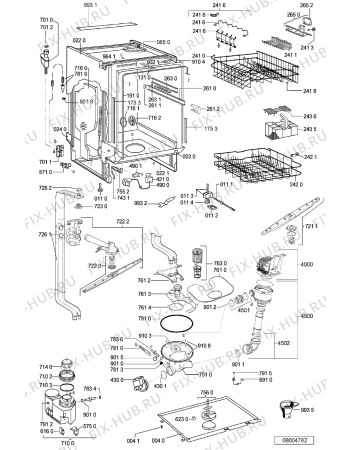 Схема №2 GSIS 6321/3 SW с изображением Обшивка для посудомоечной машины Whirlpool 481245373419