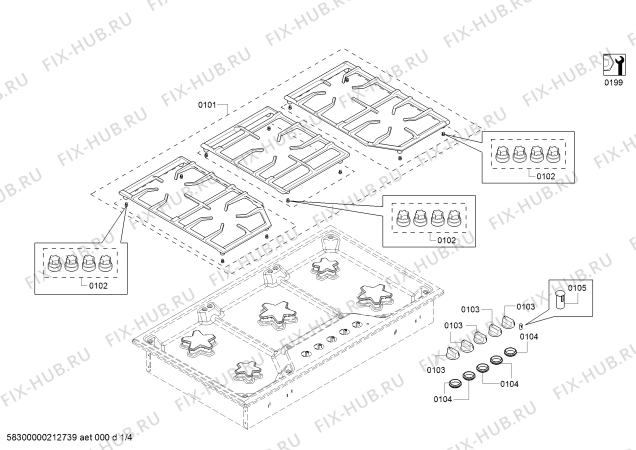 Схема №3 SGSXP365TS Thermador с изображением Труба для плиты (духовки) Bosch 11022426