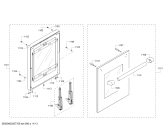 Схема №7 PRD486NLHC с изображением Внешняя дверь для духового шкафа Bosch 00713164