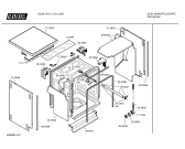 Схема №4 SE2NCA5 026/219-09 с изображением Передняя панель для посудомоечной машины Bosch 00358730