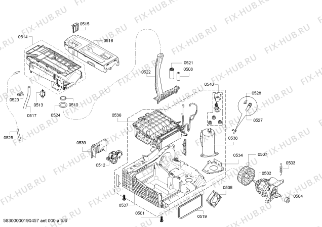 Схема №4 WTW84171FF Avantixx 7 selfCleaning condenser с изображением Панель управления для сушилки Bosch 11004310