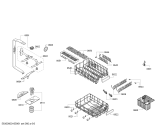 Схема №5 SPD53M22EU с изображением Передняя панель для электропосудомоечной машины Bosch 00707684