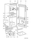 Схема №1 ARG 737/A/4     RE с изображением Дверь для холодильной камеры Whirlpool 481241829736