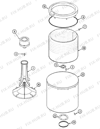 Схема №6 AAV2200AGW (F092088) с изображением Изоляция для посудомоечной машины Indesit C00373851