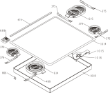Схема №1 ECT620BX (251232, SVK63CS) с изображением Поверхность для плиты (духовки) Gorenje 252379